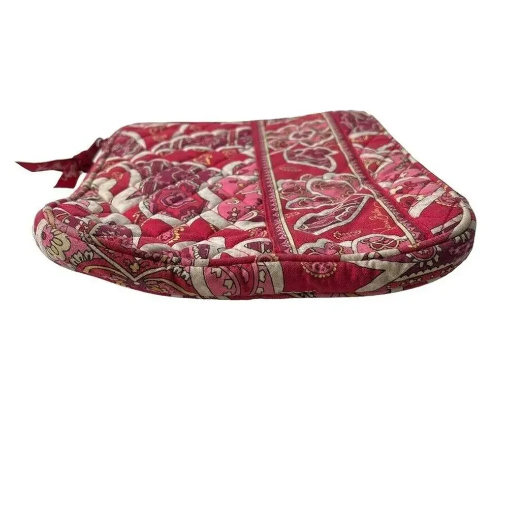 Vera Bradley Rosy Posies Tablet Sleeve eReader Cover Quilted Red Pink Case